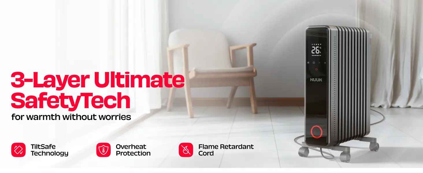 NUUK HÖT BLOX Smart Oil Filled Radiator - Best Smart OFR Heater
