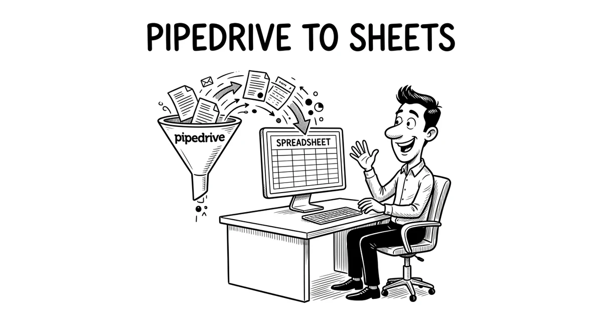 pipedrive to google sheets data export